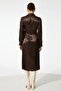 Women's Brown Dress 3WAK80098UW - 4