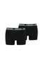 Men's boxer shorts, 2-pack - basic, cotton stretch, plain