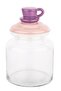 Pink Mug Ceramic Jar with Lid 1085ml