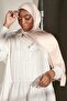 Combed Shawl -Cream- - 4