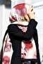 Women's Luxury Medina Silk Shawl Cream Red