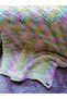 Puffy Hand Knitted Baby Blanket 90 X 90 - 4