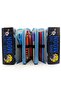 Pencil Case Astronaut Space Galaxy Kawai Organizer Pencil Case Vegan Leather Three Compartment Pen Holder - blue - 5