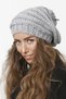 Knitwear Knitted Beanie with Neck Collar Feature Women's Winter Knitted Colored Hat - 3