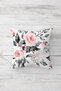 Rose Bouquet Patterned Vintage Concealed Zippered Throw Pillow Cover Sofa Pillow Cover Set (4pcs) - 5