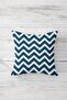 Zigzag Striped Geometric Concealed Zippered Throw Pillow Cover Seat Pillow Cover Set(4pcs) - 2