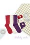 3" Women's Organic Cotton Multicolor Socks Set