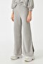 Wide Leg Slit Detailed Trousers - 3