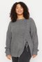 Anthracite Cross Lace Detailed Knitwear Sweater Tbbaw23An00052 - 3