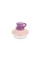 Pink Mug Ceramic Jar with Lid 1085ml - 3