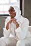 Combed Shawl -white- - 2