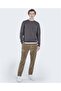 Men's Knitted Roundneck C.W.Wool Sweater - 4