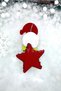 Cute Snowman Christmas Tree Hangings 15 cm Bright Red Green Sequin Color Changing Ornament - 8