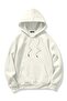 Ekru Kapüşonlu Sweatshirt - 2