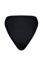 Black Gathered High Waist Normal Leg Bikini Bottom TBESS23BA00092 - 8