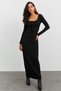 Women's Black Camisole Maxi Dress EY1513 - 6