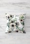 Flower Bouquet Patterned Hidden Zippered Throw Pillow Cover Sofa Pillow Cover Set (4 Pieces) - 2