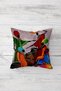 African Women Ethnic Bohemian Concealed Zippered Throw Pillow Cover Seat Pillow Case Set(4pcs) - 3