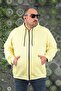 Large Size Unisex Hooded 3ip Sweat 11701 Yellow