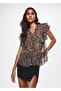 Patterned Lurex Blouse