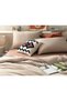 Bowline Piece Washed Super King Duvet Cover Set 260 X 220 cm Beige – Terracotta - 3