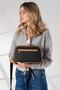 Women's Black-Tan Hand and Shoulder Bag - 2