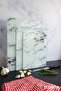Set of 3 White Marble Look| Glass Cutting Board - Glass Cutting Table - 4