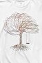 Red Swing Dry Tree on the Tree of Life Long Sleeve T-Shirt Printed T-shirt - 2