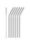 Timeless 13 Piece Soft Drink Glass Set (Glass + Metal Straw + Cleaning Brush) - 3