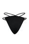 Black Tunnel High Leg Brazilian Bikini Bottom TBESS22BA0159 - 8