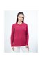 Women's Dried Rose Knitwear V-Neck Winter Mother Flexible Sweater - 5