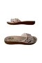 Brown-cream Women's Daily Slippers Gzer1458-7