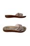 Brown-cream Women's Daily Slippers Gzer1458-7 - 3