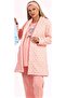Maternity Pajama Set with Dressing Gown New Season - 2