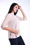 Women's Sleeve Britli Fisherman Blouse-cream - 2