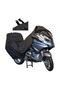 Lifan Lf125T-26 Motorcycle Tarpaulin Motorcycle Cover with Connection Buckle Black - 2
