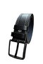 4.5 Cm Thick Sports Black Denim Belt - 3