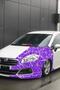 Purple Triangle Cut Camouflage Car Covering Foil 1 Square Meter (Glossy Foil Model) - 3