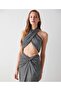 Halter Neck Crop Blouse - 2