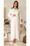 Women's Maternity Nightgown Set with Dressing Gown