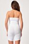 Women's Black Front Agraphed High Waist Boxer Corset 2087 - 4
