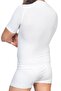 White Mi Emay E1010 Half Sleeve Men's Corset Undershirt - 2
