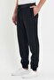 بنطال رجالي أسود مرن فضفاض من Jogger Basic Chino
