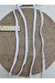 White Stripe Pompom Miniboy 5 Meters - 2