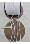 White Stripe Pompom Miniboy 5 Meters - 4