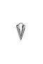 Mini Triangle Spike Small High Polishing 316l Steel Men's Earrings - 2