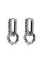 Gothic Design Punk Accessory Long Hoop 316l Steel Men's Earrings