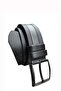 4.5 Cm Thick Sports Black Denim Belt