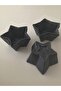Bybirgül Anthracite 18 Pieces Silicone Mini Star Cake Mold, Muffin Mold, Cupcake Mold 18 Pieces - 5