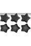 Bybirgül Anthracite 18 Pieces Silicone Mini Star Cake Mold, Muffin Mold, Cupcake Mold 18 Pieces - 7